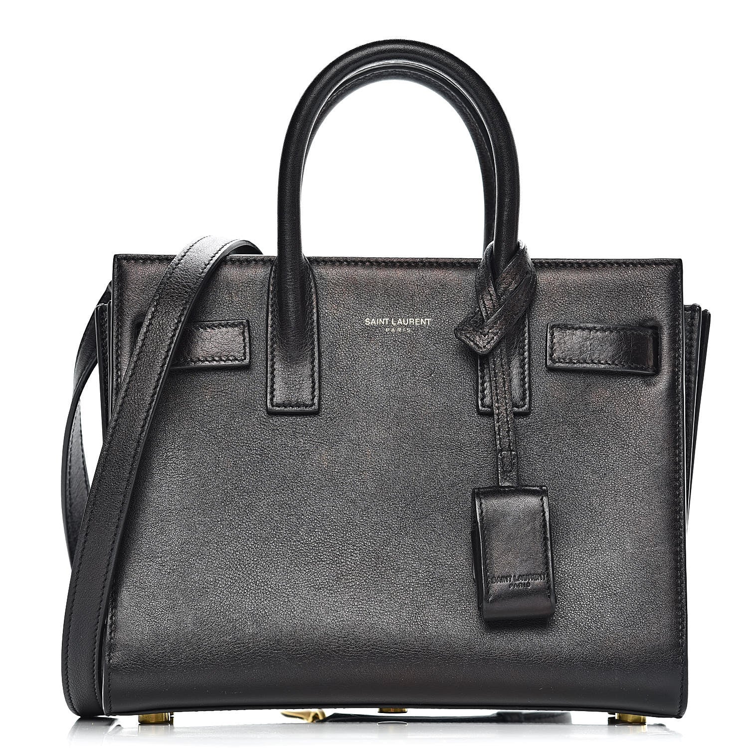 Saint Laurent Calfskin Nano Sac de Jour Black 1 of 22