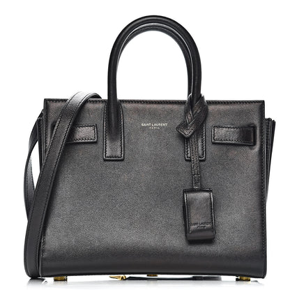 Saint Laurent Calfskin Nano Sac de Jour Black 1 of 22