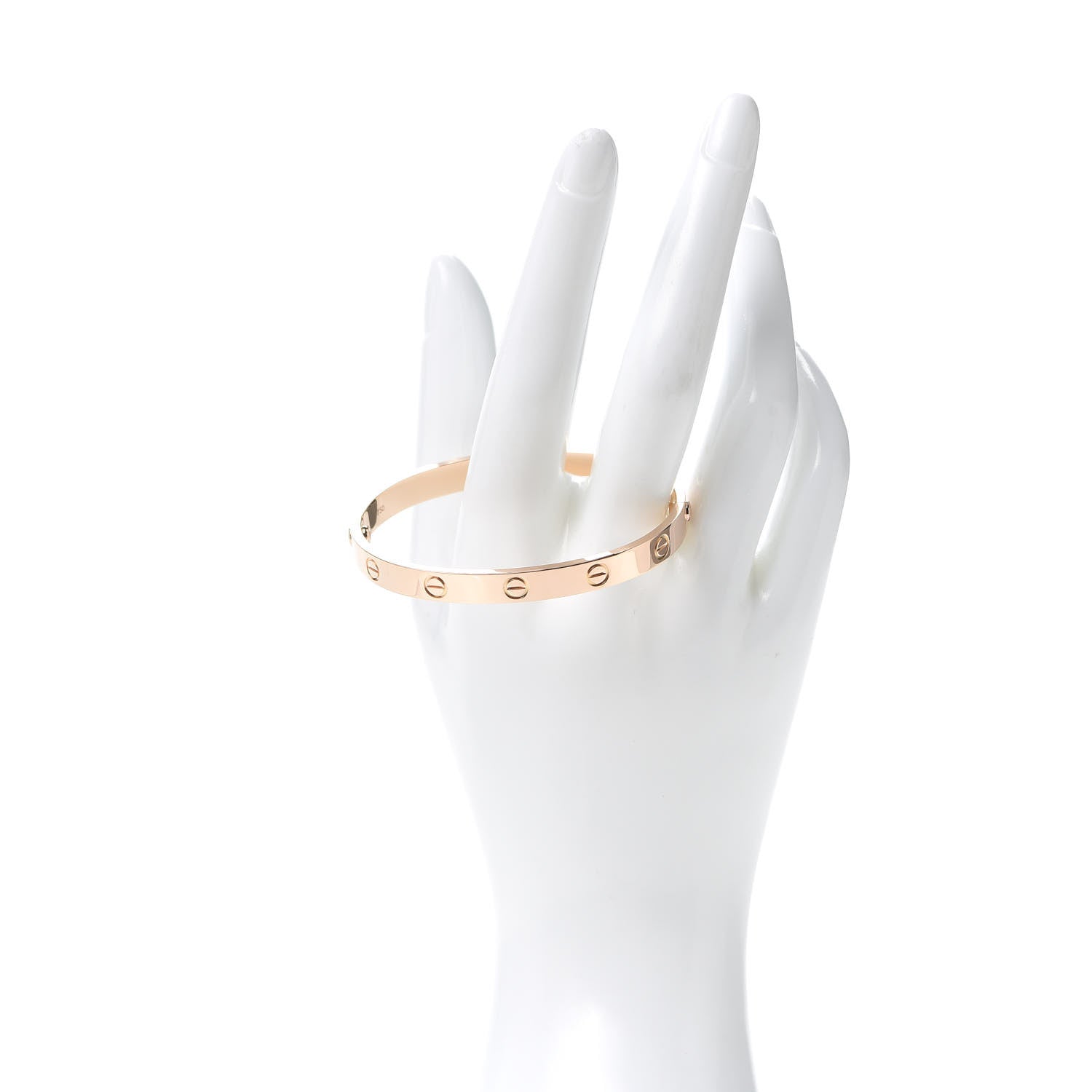 Cartier 18K Pink Gold LOVE Bracelet 17 2 of 5