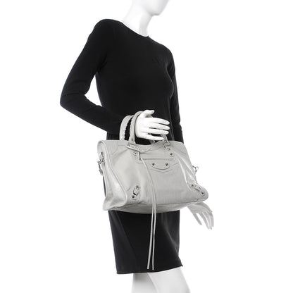 Balenciaga Agneau Classic Silver Hardware City Gris Nuage 2 of 9