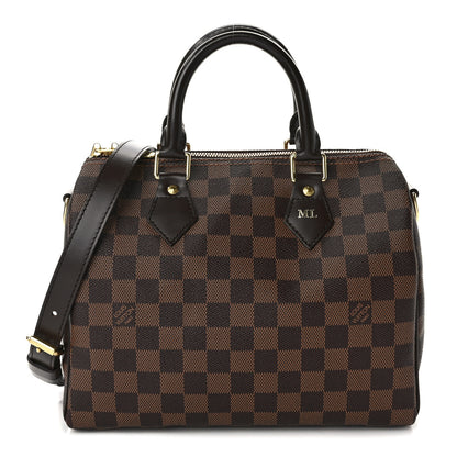 Louis Vuitton Damier Ebene Speedy Bandouliere 25 1 of 12
