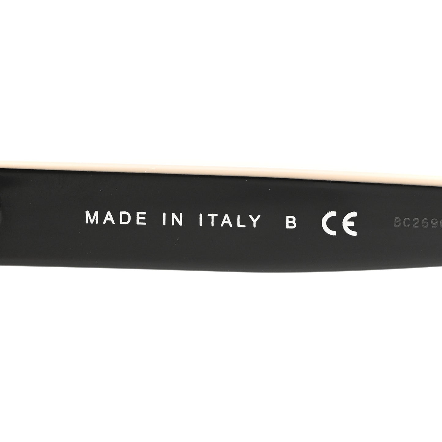 Acetate CC Butterfly Sunglasses 5414 Black Beige