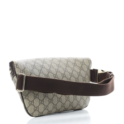 Gucci GG Supreme Monogram Belt Bag Dark Brown 3 of 13