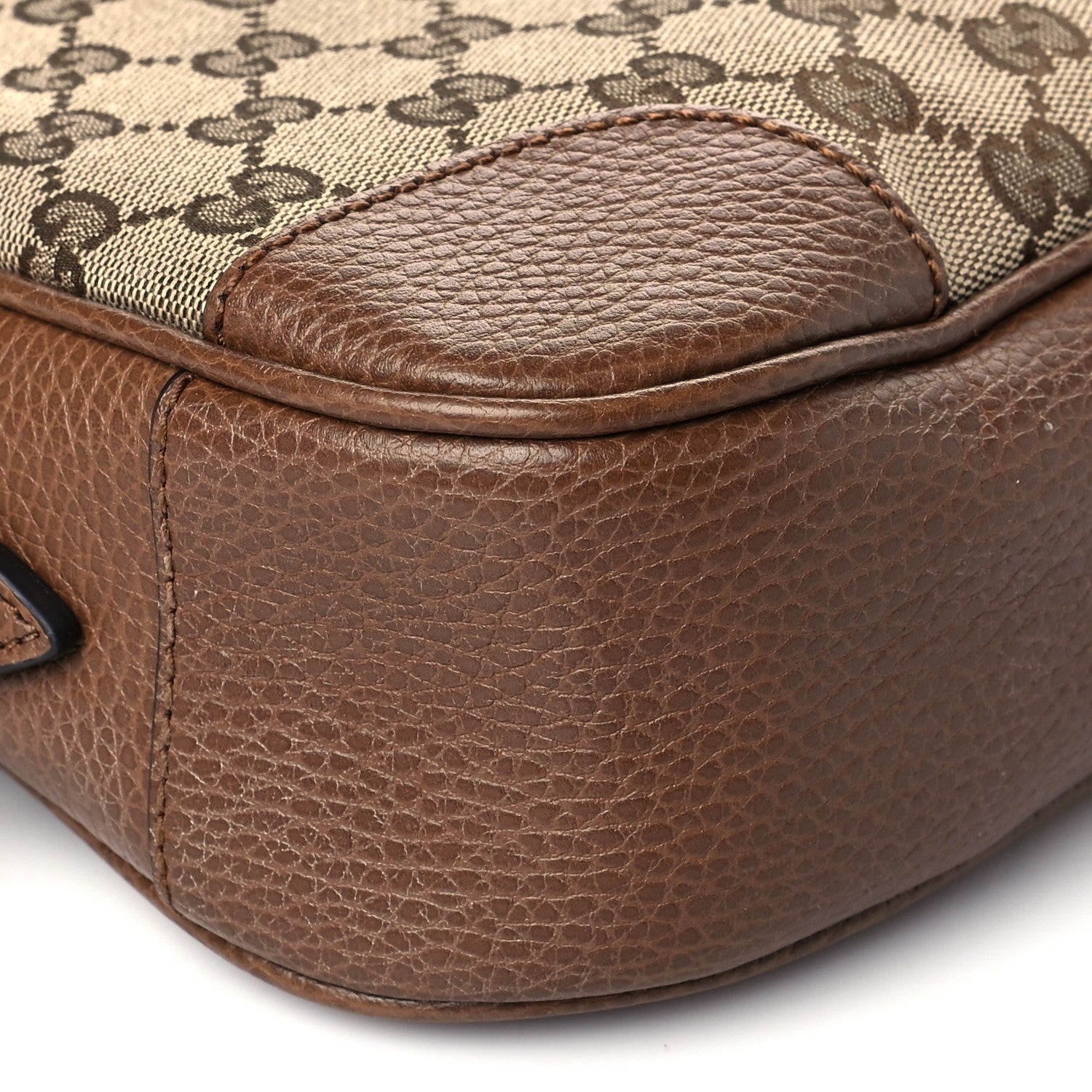 Gucci Monogram Mini Bree Messenger Bag Beige Tabacco 6 of 12