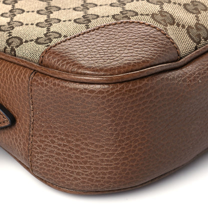 Gucci Monogram Mini Bree Messenger Bag Beige Tabacco 6 of 12