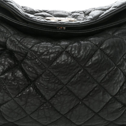 Chanel Washed Lambskin Chain Around Hobo Black 8 of 11