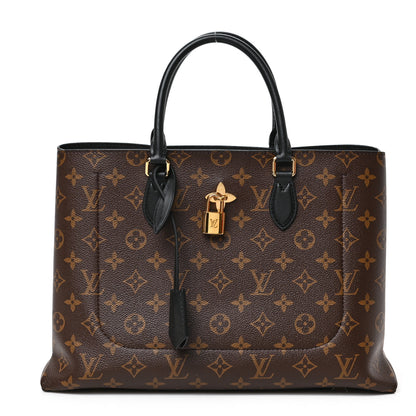Louis Vuitton Monogram Flower Tote Black 1 of 7