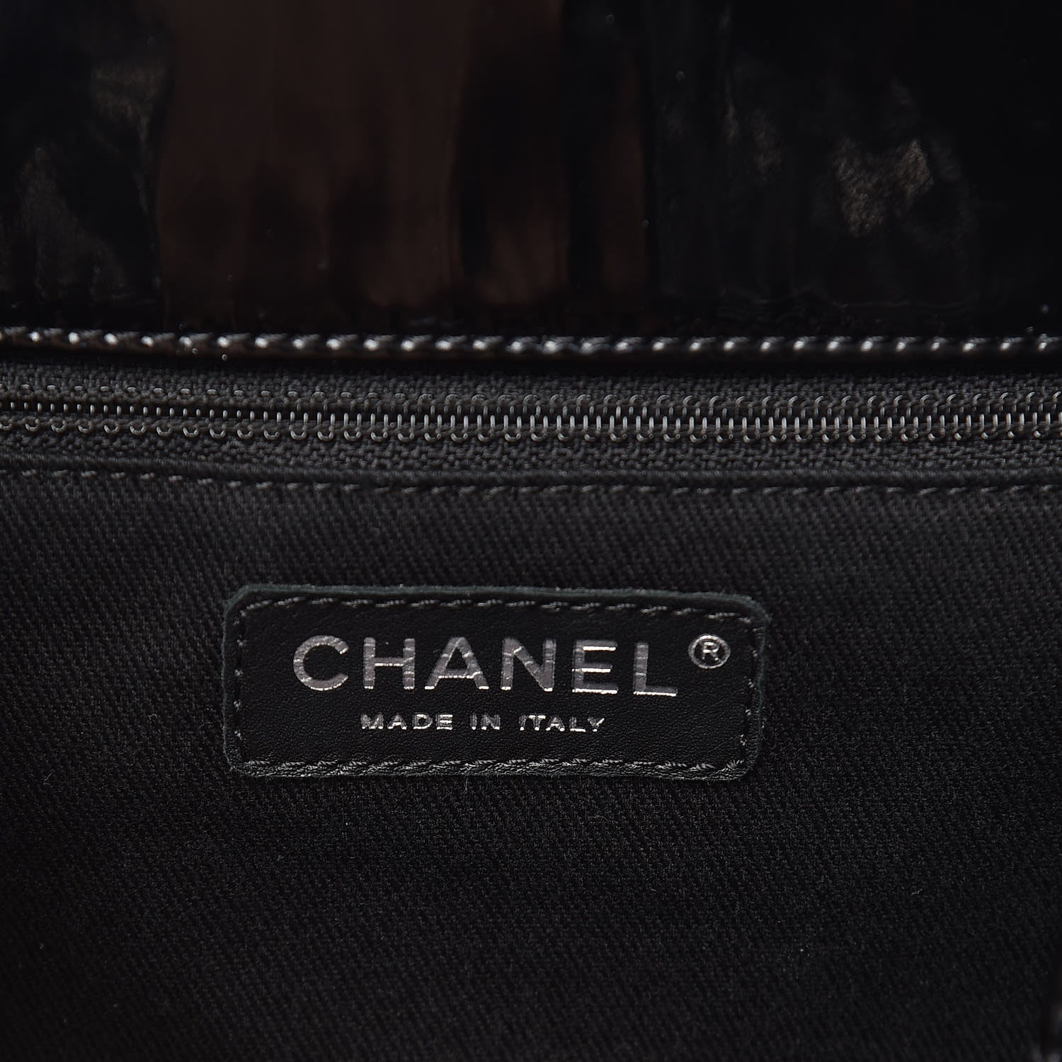Chanel Vinyl Quilted Large In The Business Tote Black 6 of 10