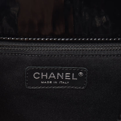 Chanel Vinyl Quilted Large In The Business Tote Black 6 of 10