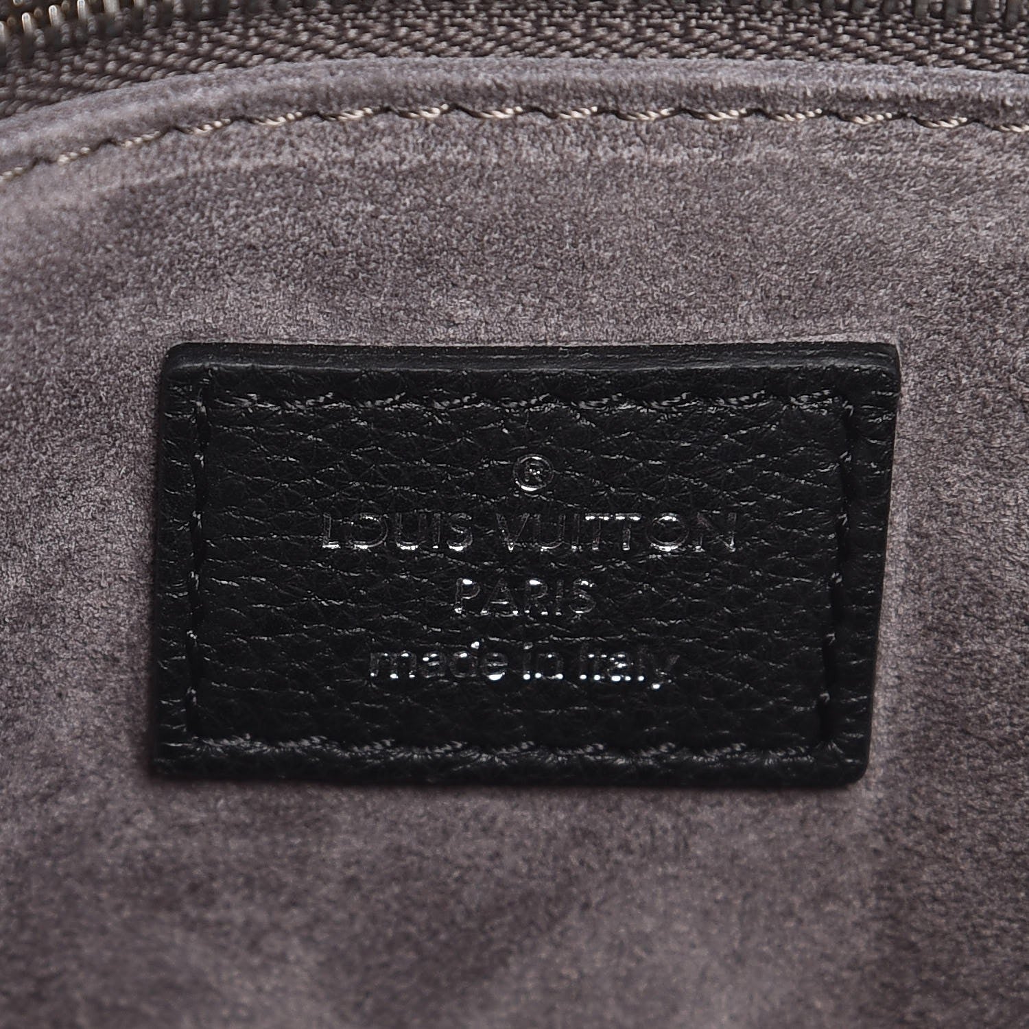 Louis Vuitton Veau Cachemire Soft Lockit PM Black 7 of 9