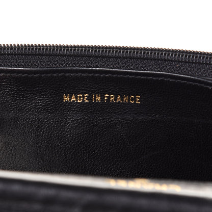 Chanel Caviar Timeless CC Wallet On Chain WOC Black 7 of 13