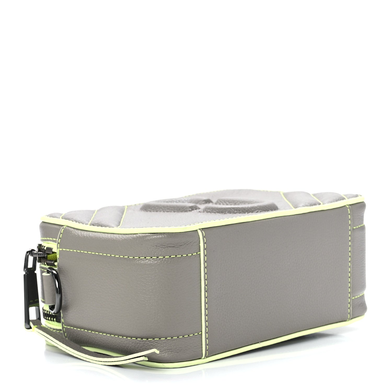 Marc Jacobs Calfskin Quilted The Moto Shot 21 Bag Moon Rock 4 of 14