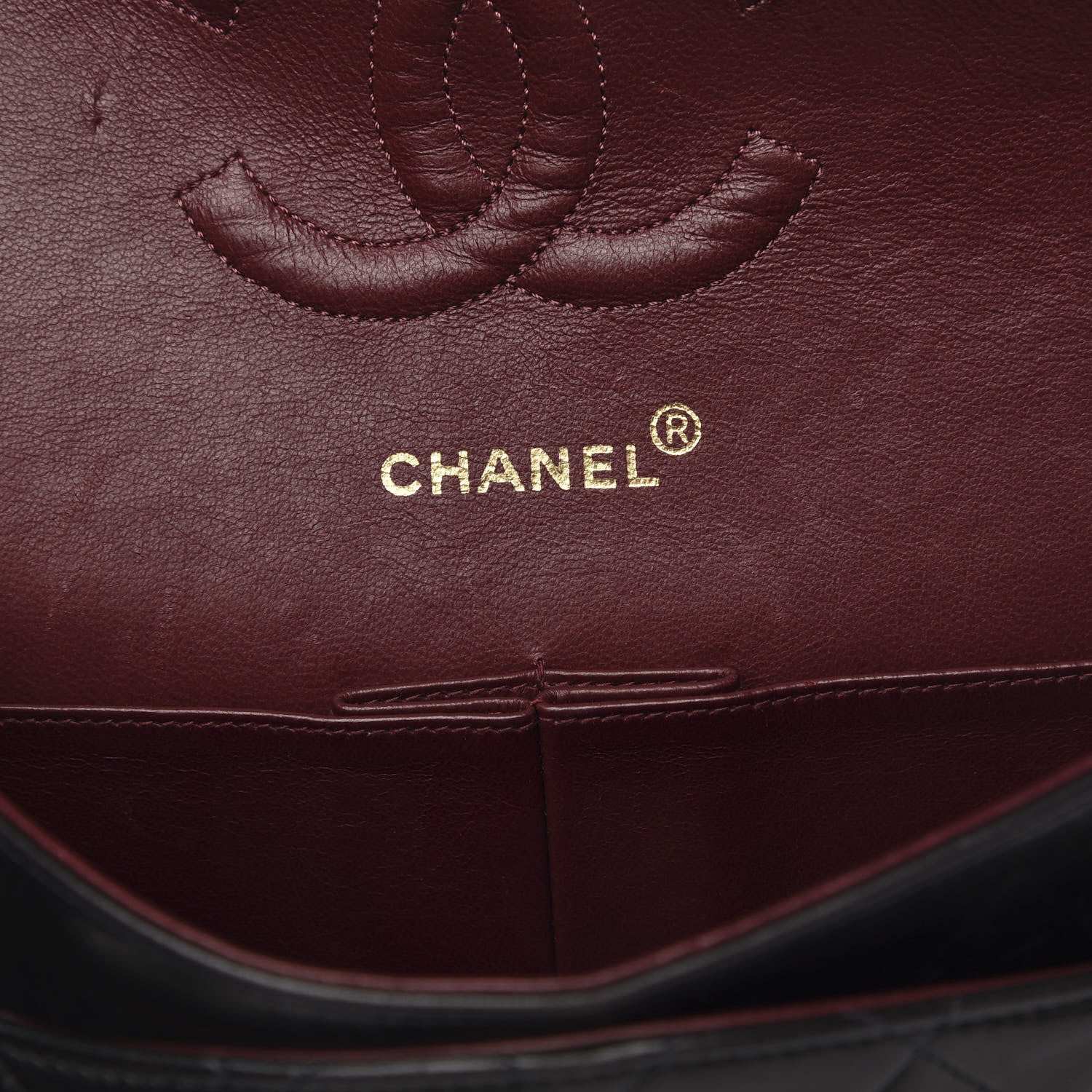 Chanel Lambskin Quilted Medium Double Flap Black 7 of 17