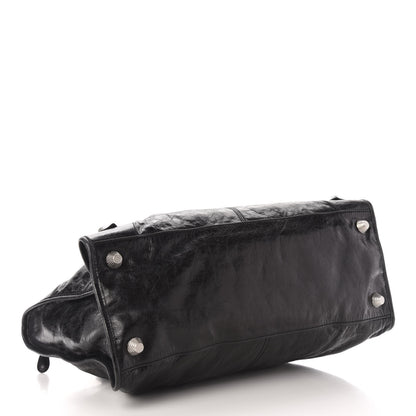 Balenciaga Agneau Giant 21 Silver Hardware Work Black 5 of 15