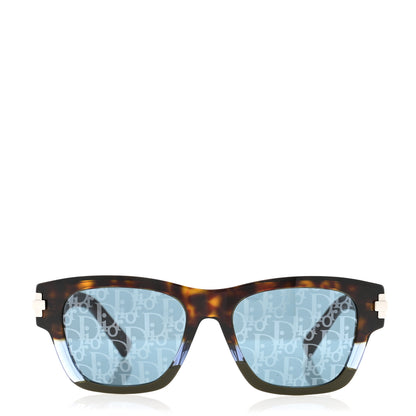 Christian Dior Acetate DiorBlackSuit XL S2U Oblique Sunglasses Blue Tortoise 2 of 8