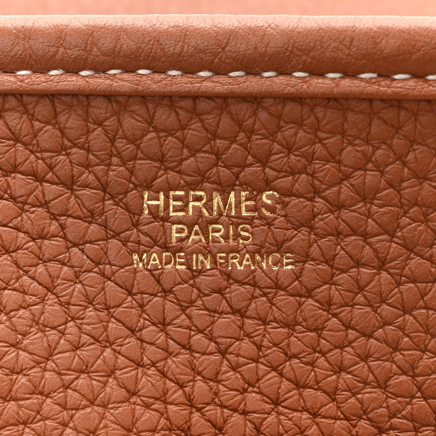 Hermes Taurillon Clemence Evelyne III PM Gold 6 of 12