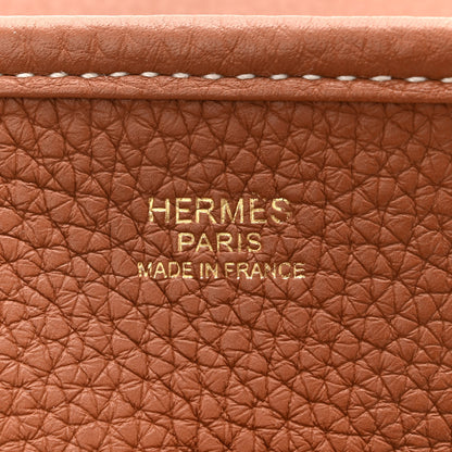 Hermes Taurillon Clemence Evelyne III PM Gold 6 of 12