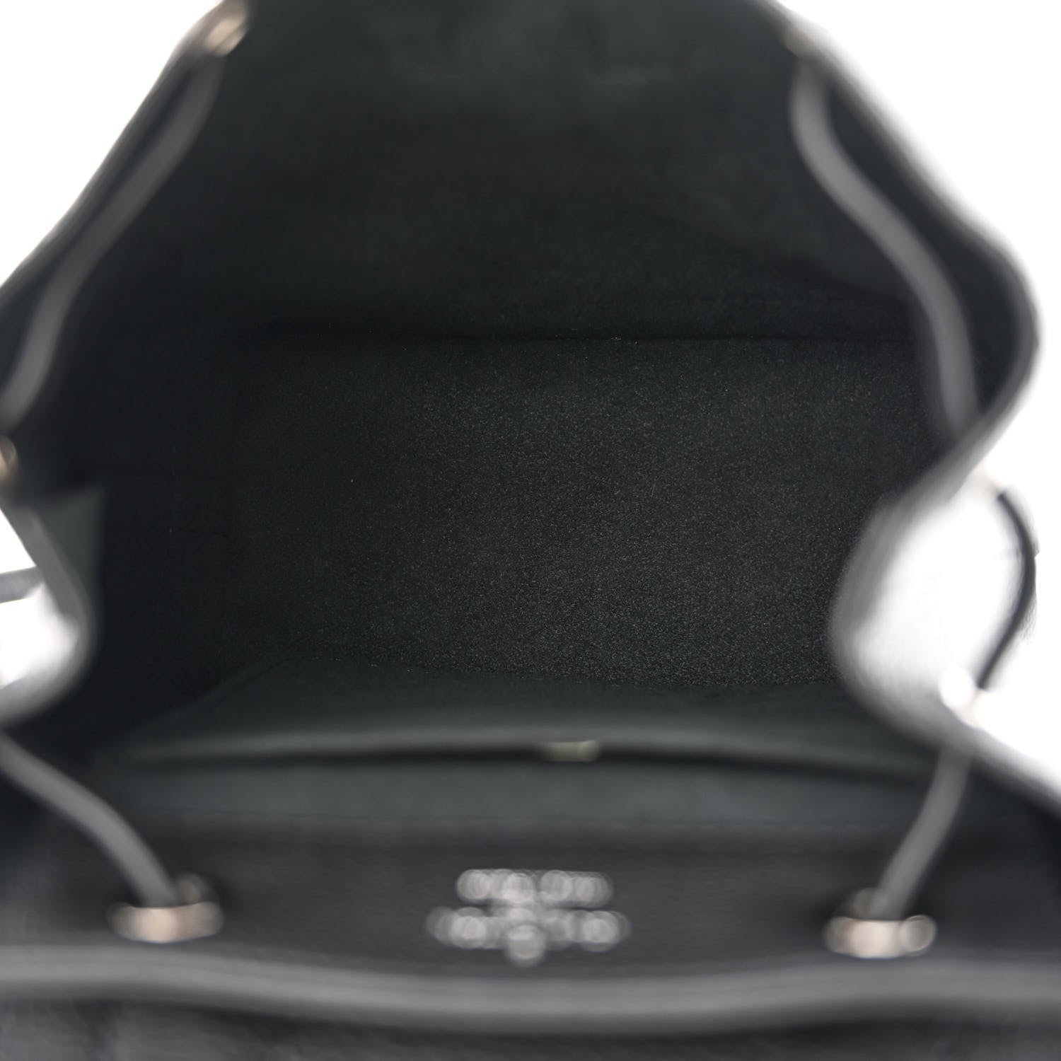 Louis Vuitton Calfskin Lockme Mini Backpack Black 5 of 10