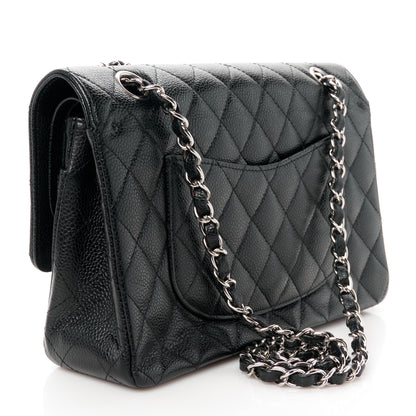 Chanel Caviar Quilted Medium Double Flap Black 3 of 11