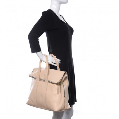 3.1 Phillip Lim Calfskin 31 Hour Bag White Peach 2 of 9