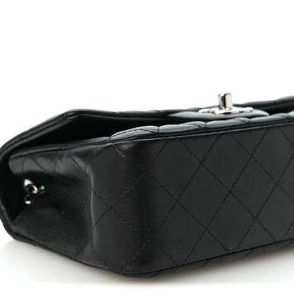 Chanel Lambskin Quilted Mini Rectangular Flap Black 9 of 11
