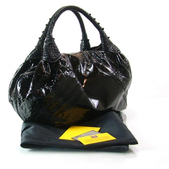 Fendi Crispe Vernice Spy Black 3 of 13