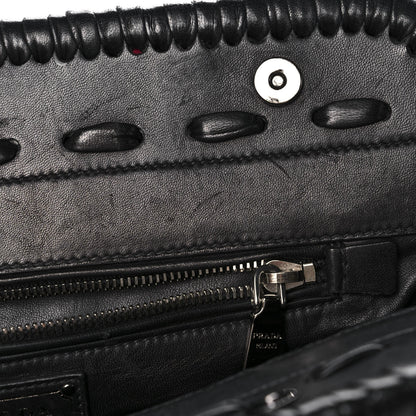 Prada Napa Knit Tote Corteccia 12 of 12