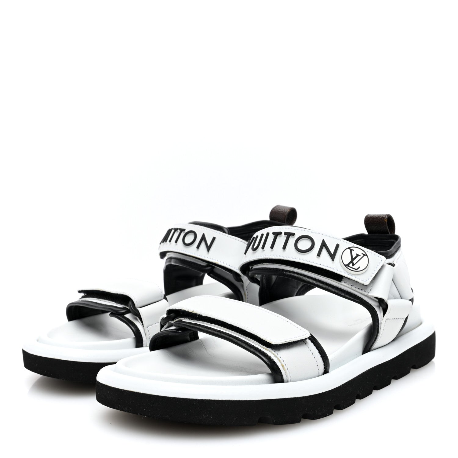 Louis Vuitton Calfskin Pool Pillow Flat Comfort Sandals 39 White 2 of 7