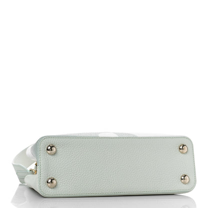 Louis Vuitton Taurillon Monogram Flower Capucines BB Jade 4 of 8