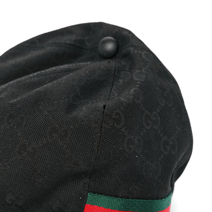 Gucci Monogram Web Baseball Hat M Black 10 of 10