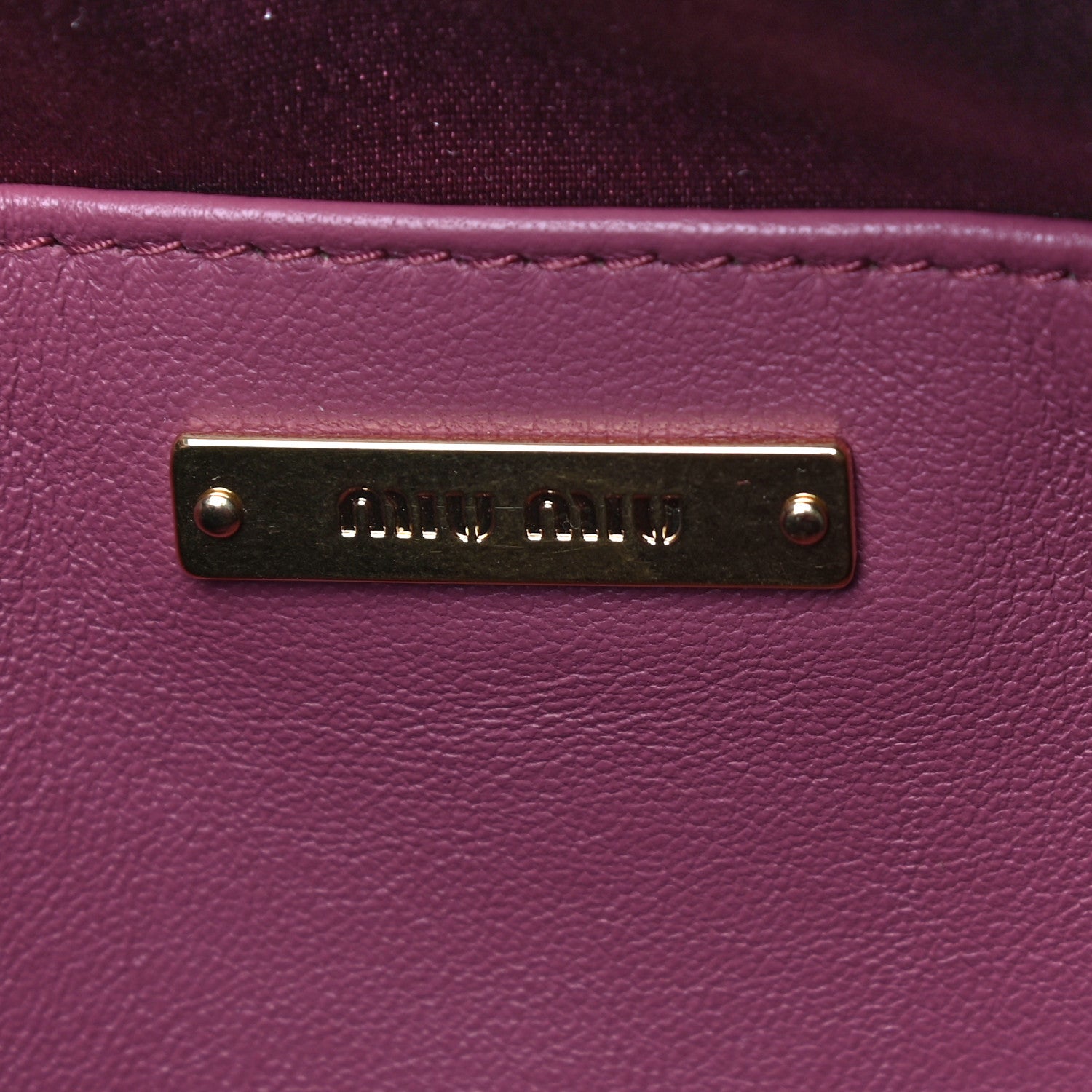 Miu Miu Velluto Matelasse Chain Camera Bag Bruyere 6 of 11