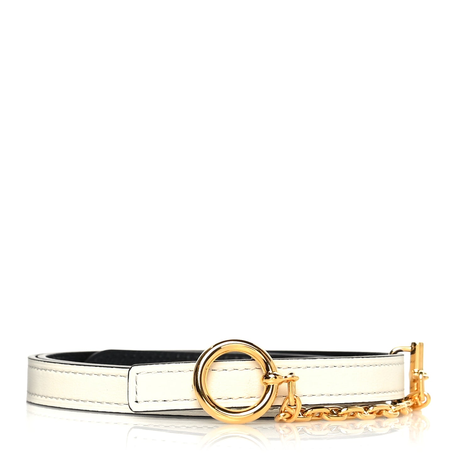 Swift Epsom Carrousel 13mm Belt 75 Craie Black