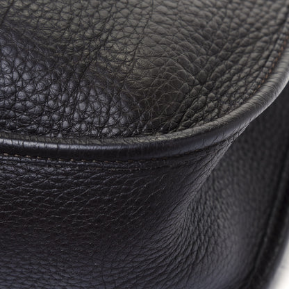 Hermes Taurillon Clemence Evelyne GM Chocolate 6 of 6