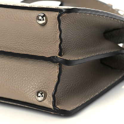 Fendi Cuoio Romano Selleria Chamois Small Peekaboo I SEE U Satchel Corda Camelia Cipria 9 of 9