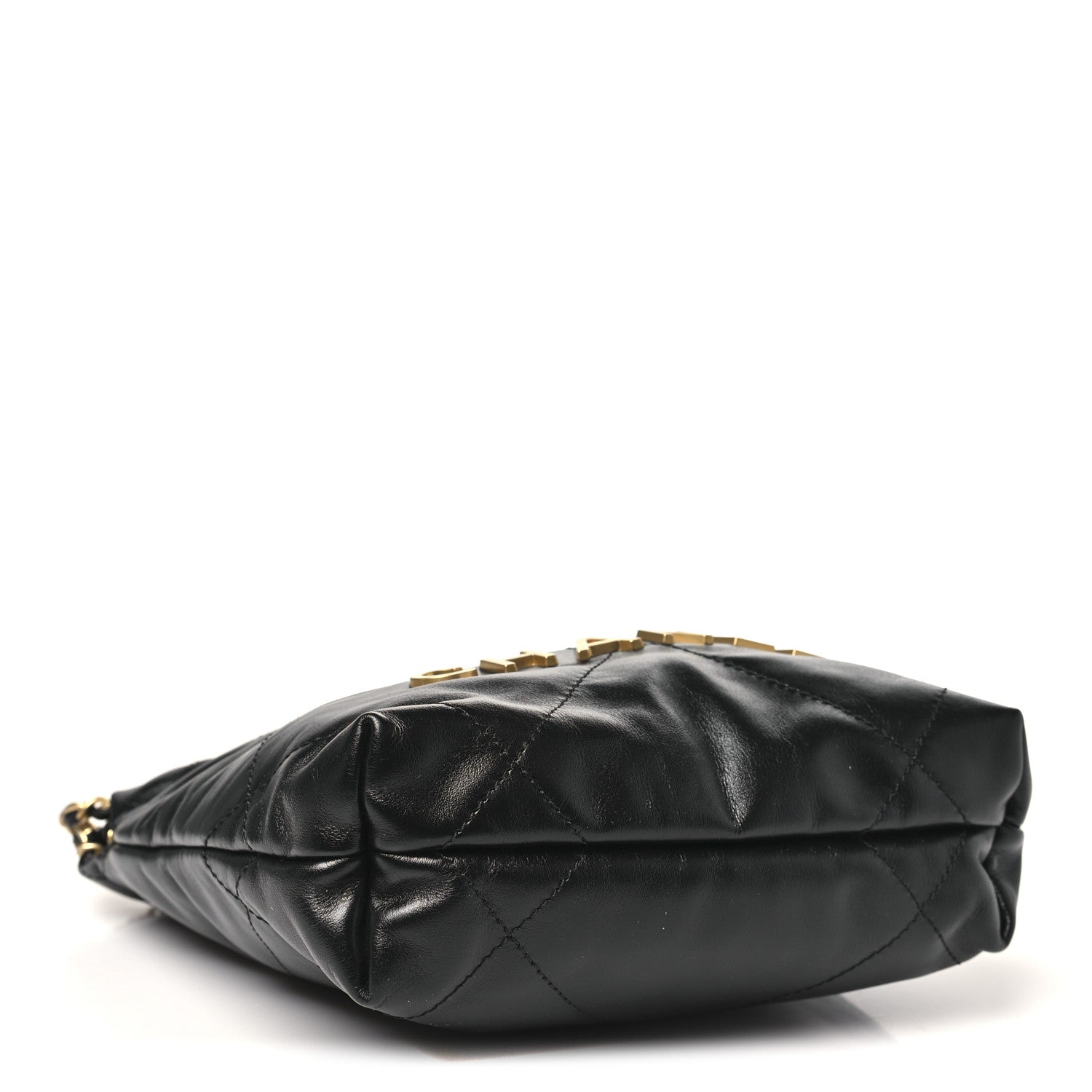 Chanel Shiny Calfskin Quilted Mini Chanel 22 Black 4 of 11