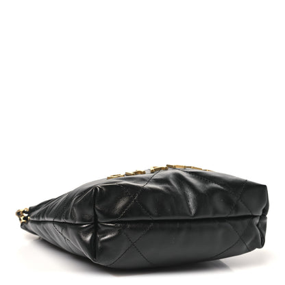 Chanel Shiny Calfskin Quilted Mini Chanel 22 Black 4 of 11