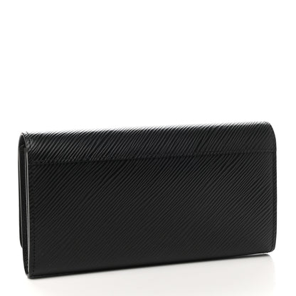 Louis Vuitton Epi Twist Wallet Black 3 of 7