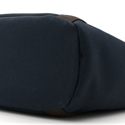 Hermes Toile Sac De Pansage Groom Bleu Navy Feu 9 of 15