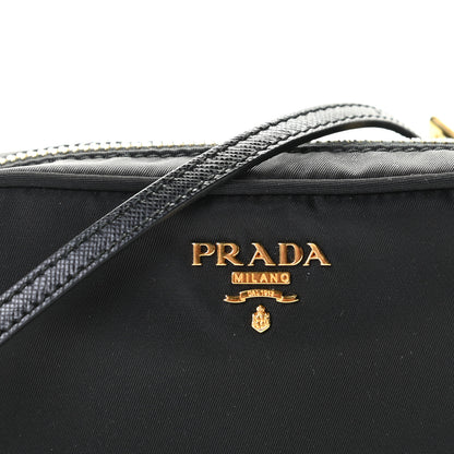 Prada Tessuto Nylon Mini Camera Crossbody Bag Black 7 of 7