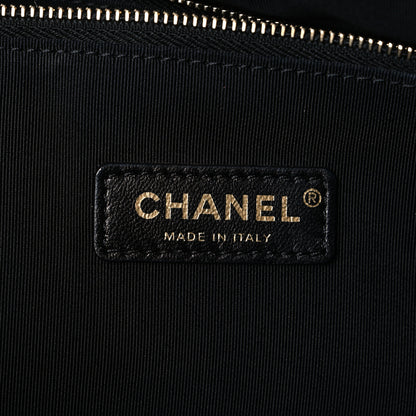 Chanel Lambskin Quilted Large 31 Shopping Bag Black 5 of 9