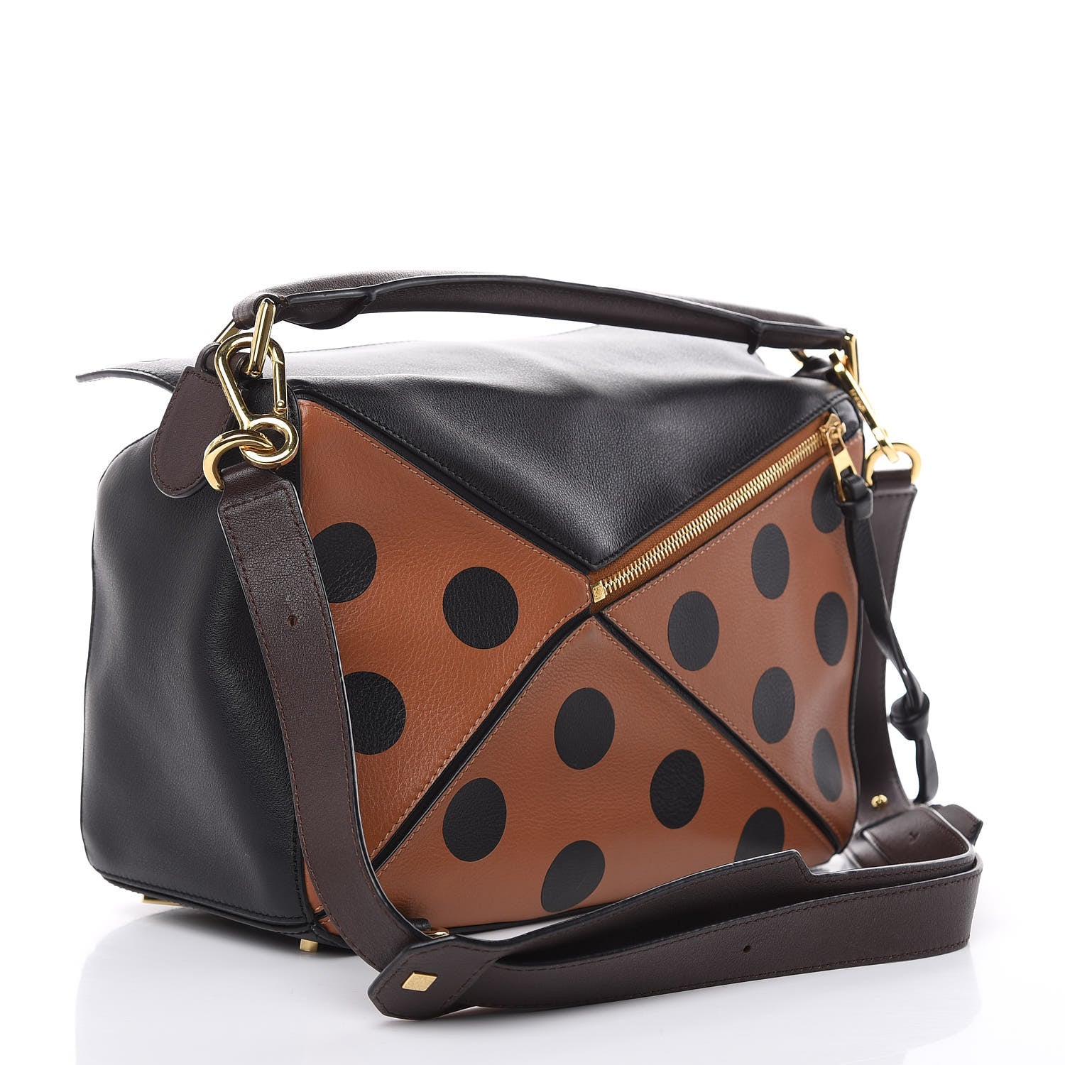 Loewe Calfskin Medium Polka Dot Puzzle Bag Multicolor 3 of 12