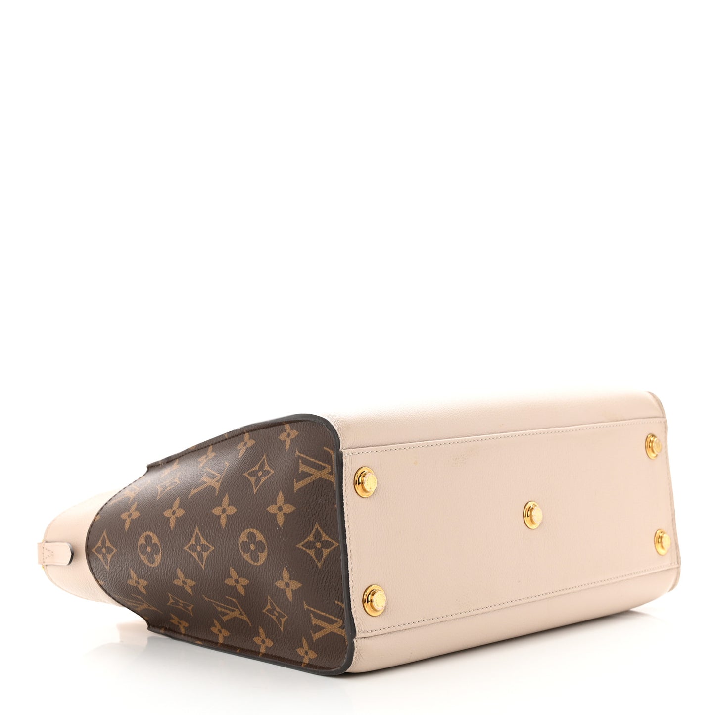 Calfskin Monogram On My Side Greige