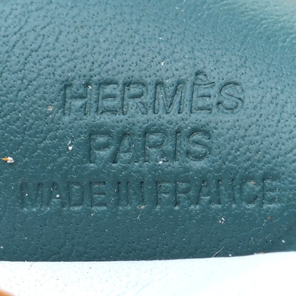 Hermes Milo Lambskin Grigri Rodeo Pegase Horse Bag Charm PM Bleu Brume Sesame Vert Bosphore 3 of 4