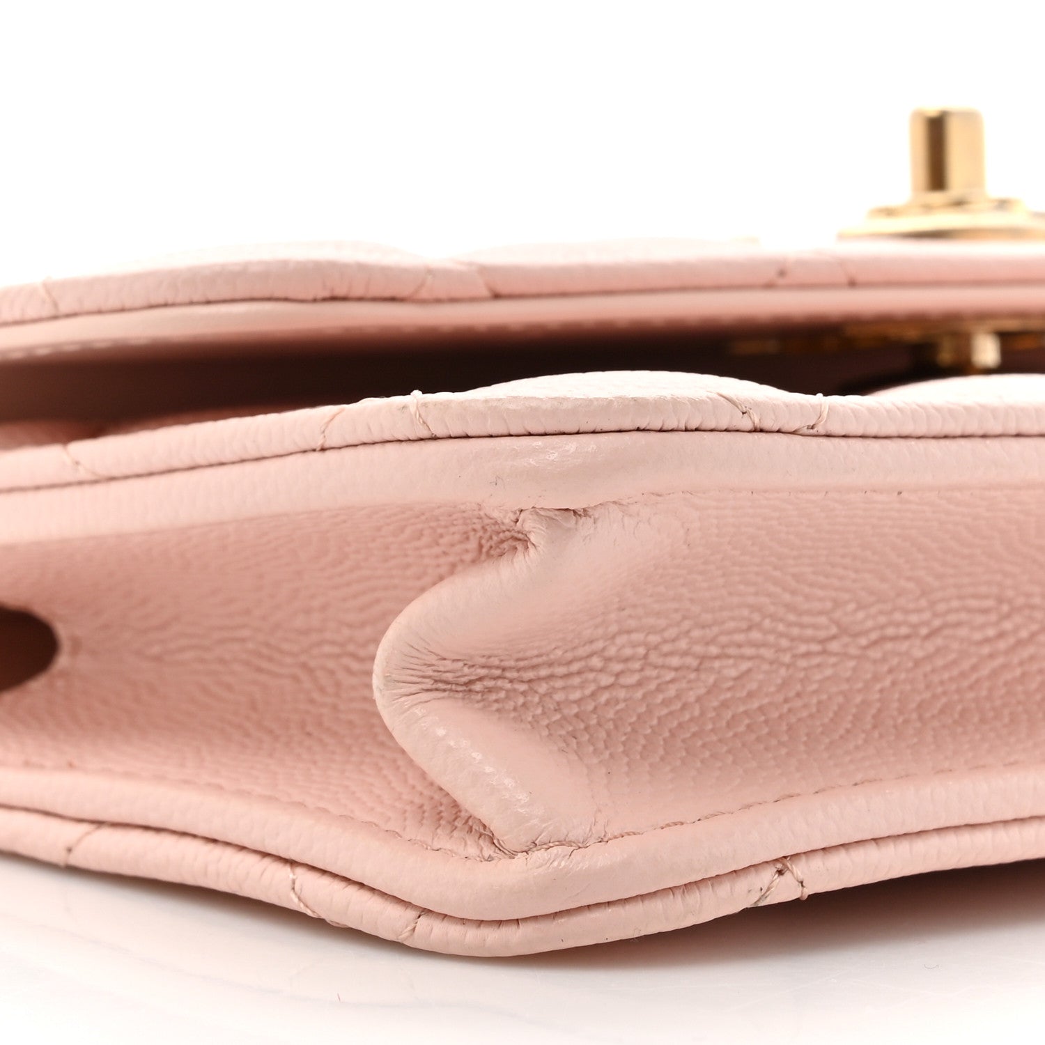 Chanel Caviar Quilted Camellia Phone Holder With Chain Light Pink 11 of 13
