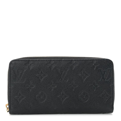 Louis Vuitton Empreinte Zippy Wallet Black 1 of 9