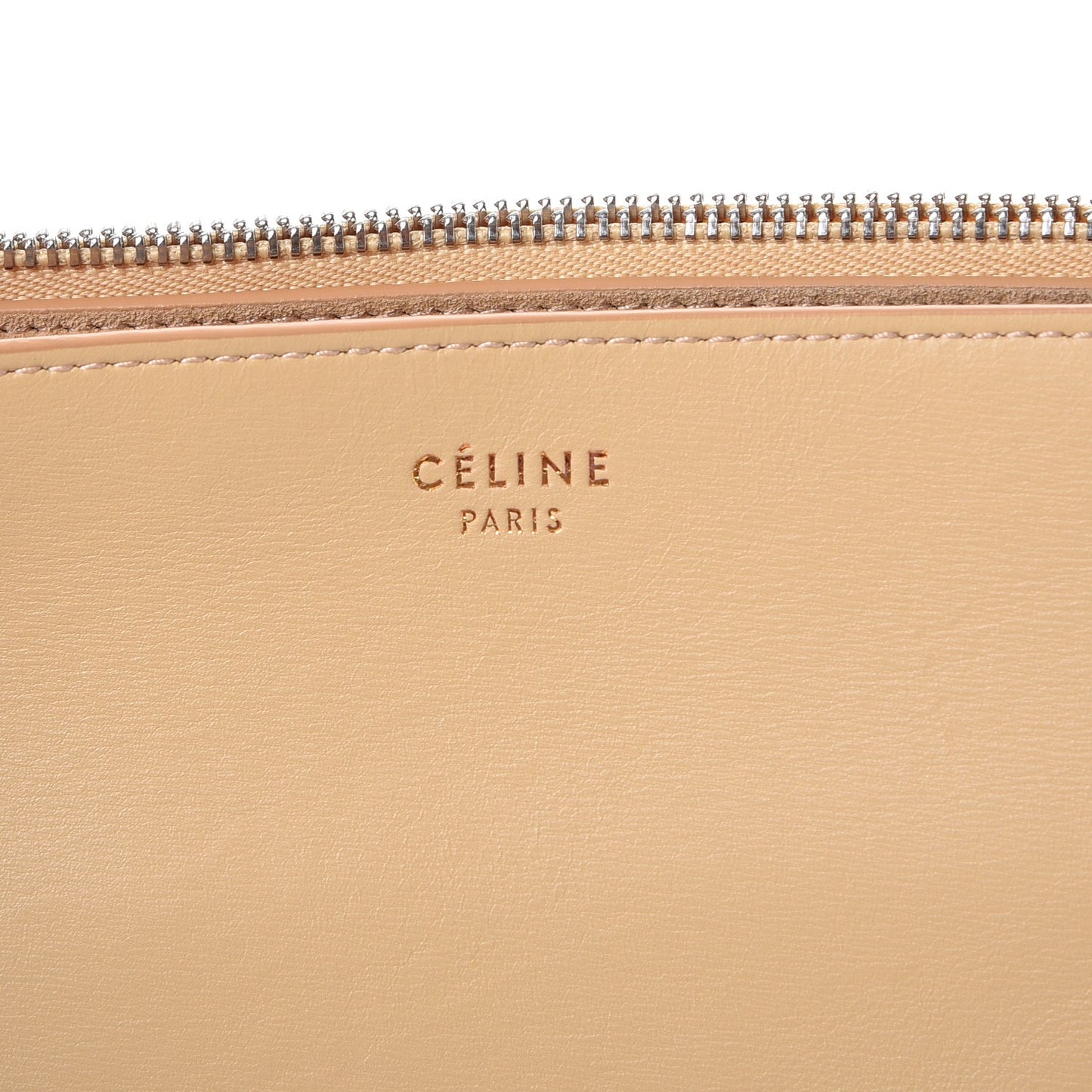 Smooth Calfskin Blade Chain Flap Vanilla