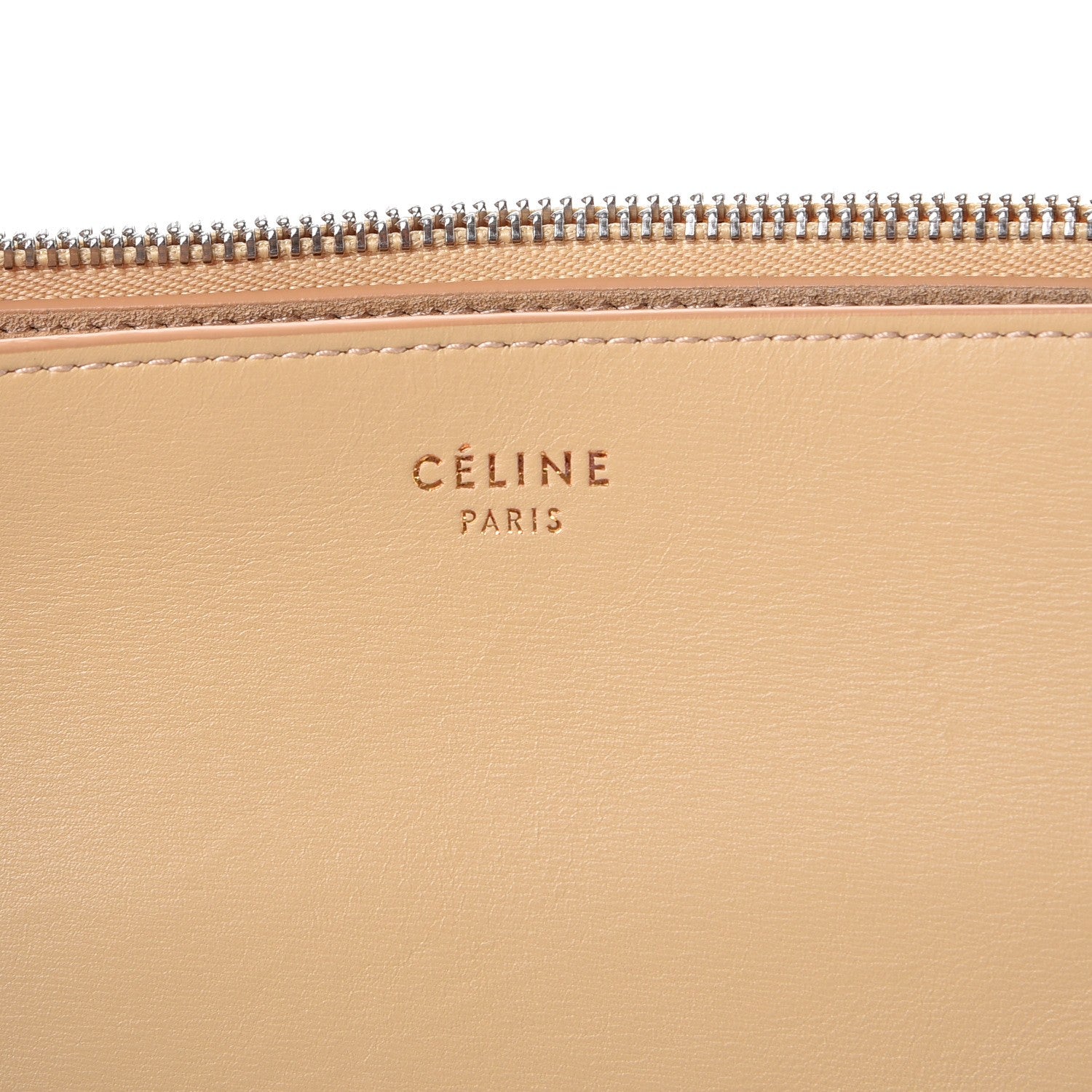 Celine Smooth Calfskin Blade Chain Flap Vanilla 6 of 13