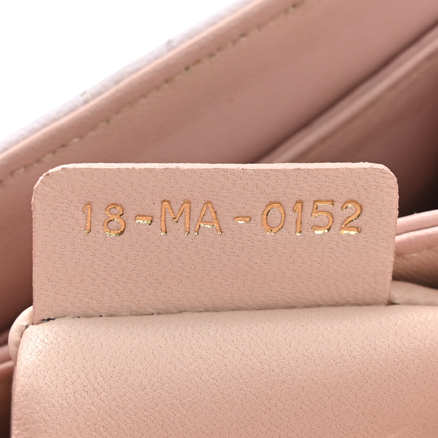 Lambskin Cannage Medium Miss Dior Flap Purple Beige