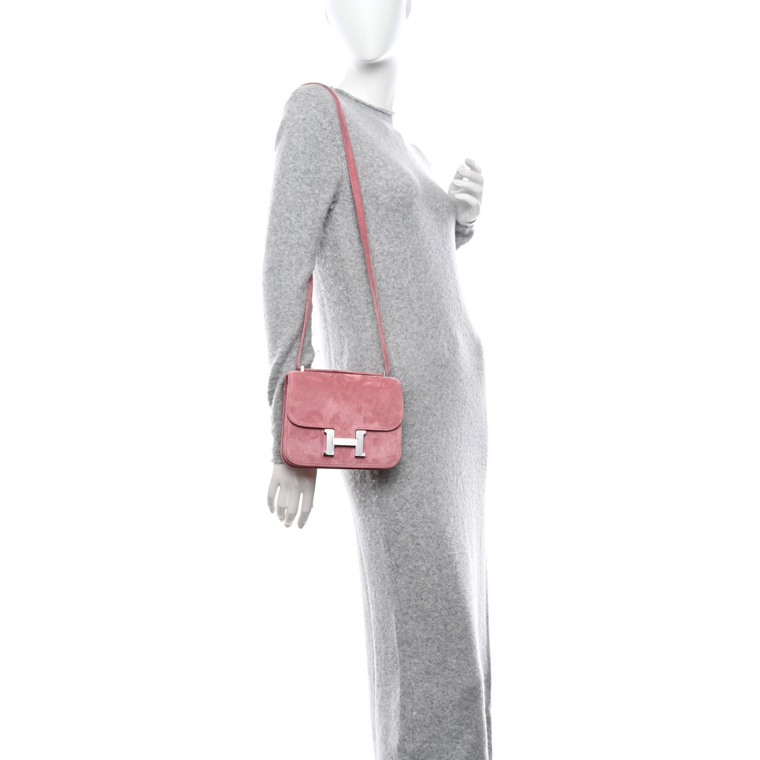 Hermes Veau Doblis Constance 18 Rose Indienne 2 of 13