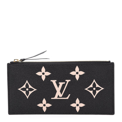 Louis Vuitton Empreinte Monogram Giant Pochette Felicie Zippered Insert Black 1 of 8